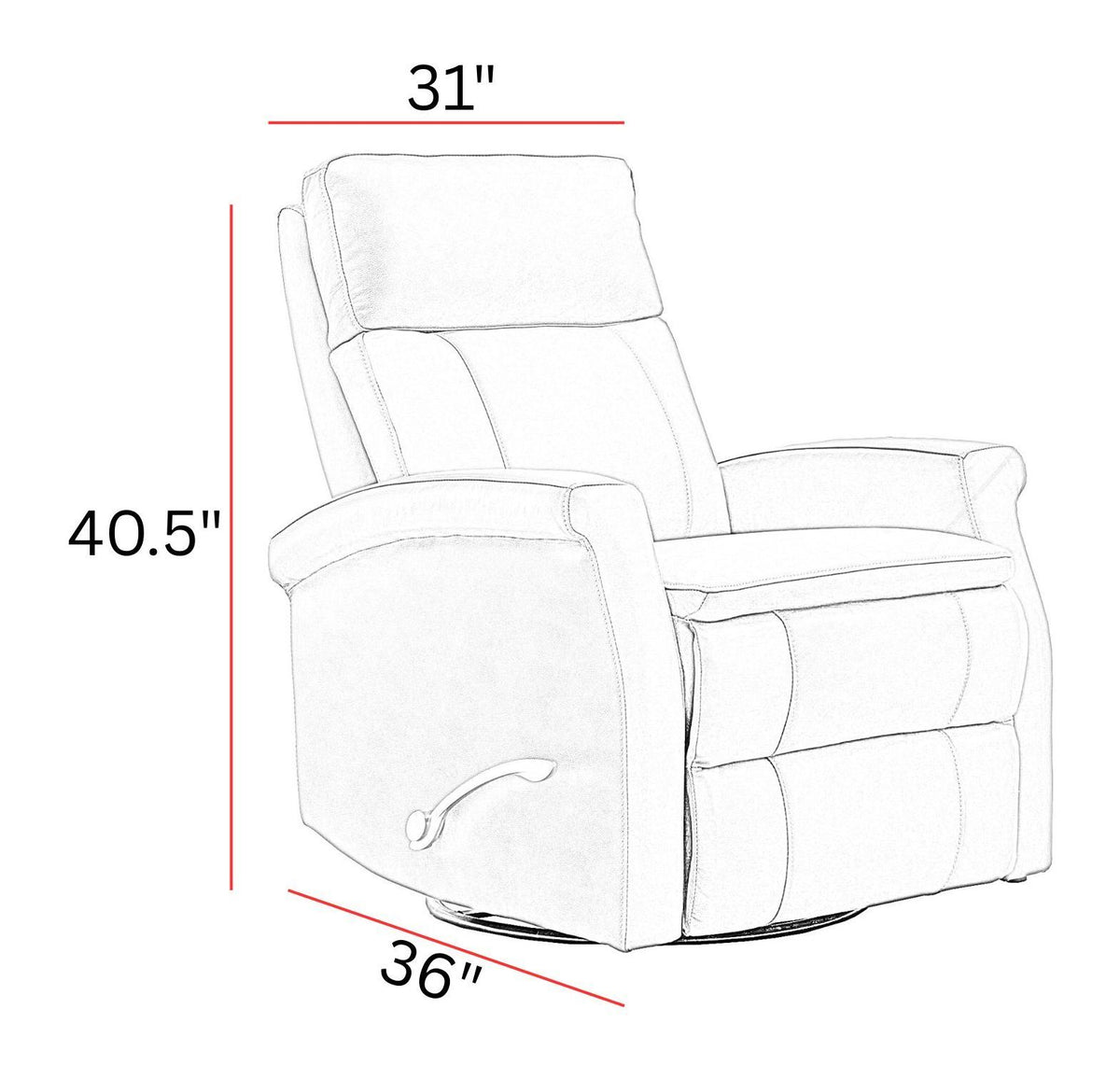 Bristol - Swivel Glider Recliner (Set of 2)
