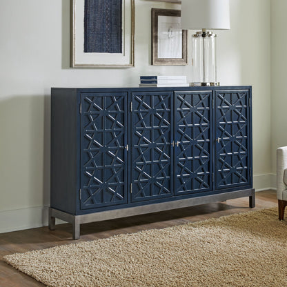 Braxton - Accent Cabinet - Azure Blue