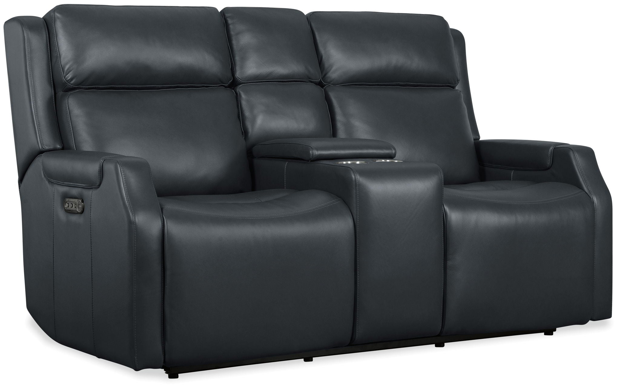 MS - Nelson Zero Gravity Power Console Loveseat With Power Headrests A ...