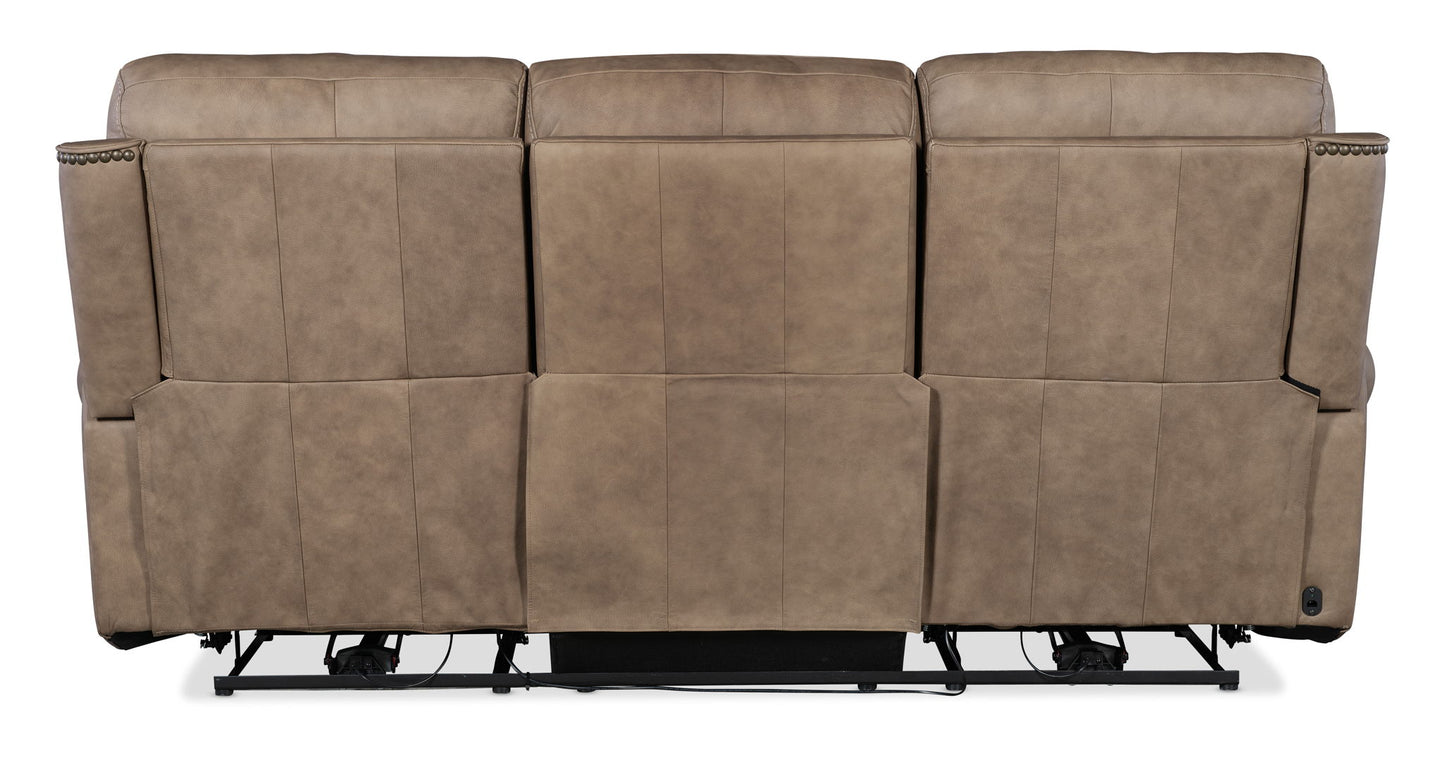 SS - Duncan Power Sofa With Power Headrest & Lumbar