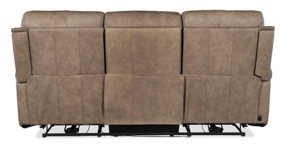 SS - Duncan Power Sofa With Power Headrest & Lumbar