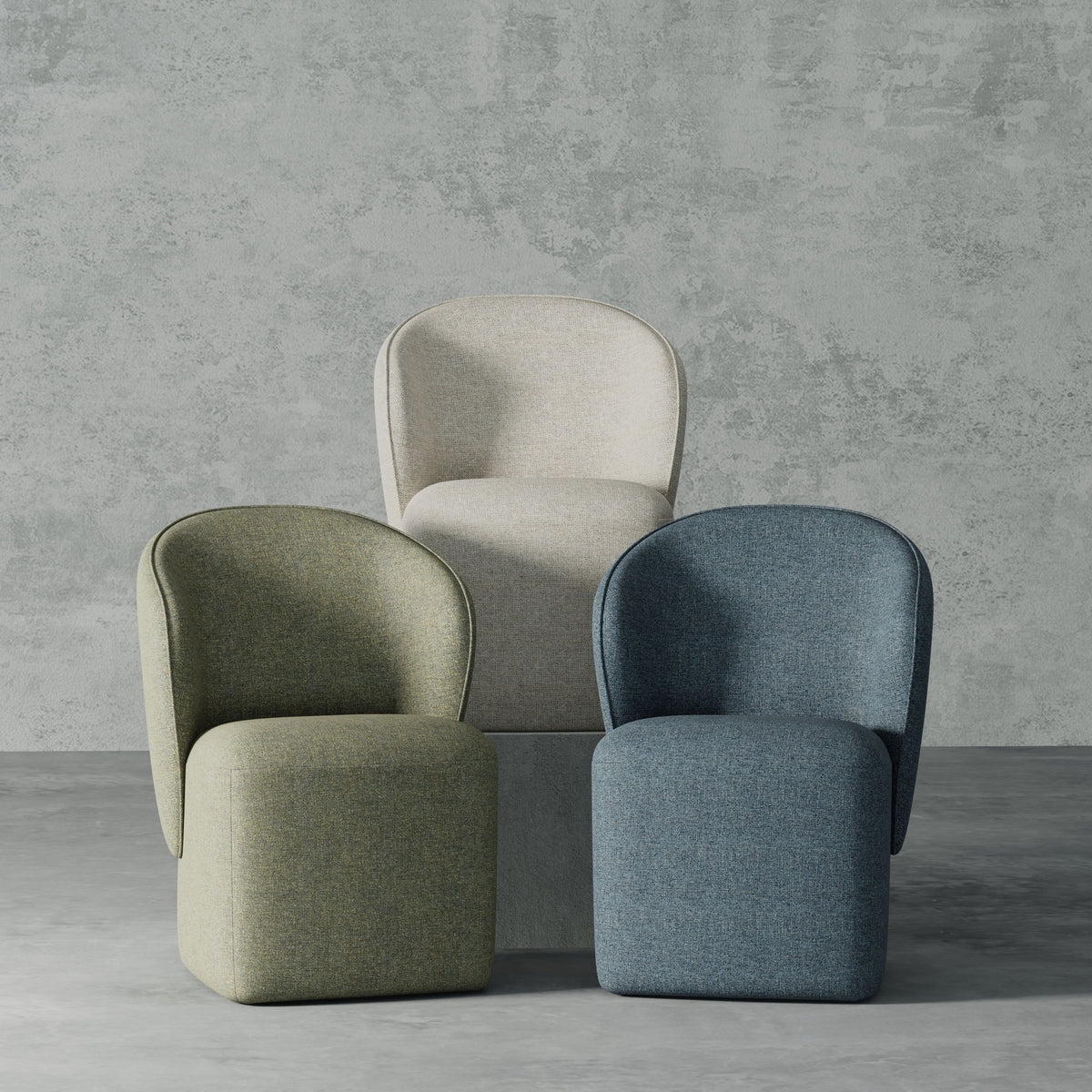 Bongo - Dining Chair (Set of 2) - Quartermaster Linen White
