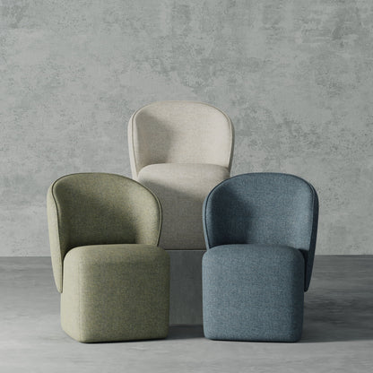 Bongo - Dining Chair (Set of 2) - Quartermaster Linen White