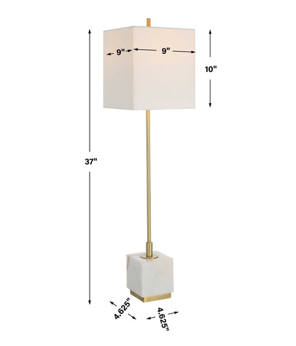 Escort - Brass Buffet Lamp