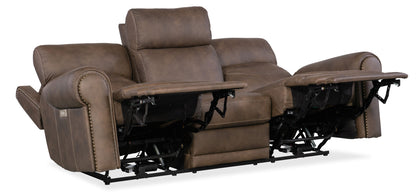 SS - Duncan Power Sofa With Power Headrest & Lumbar