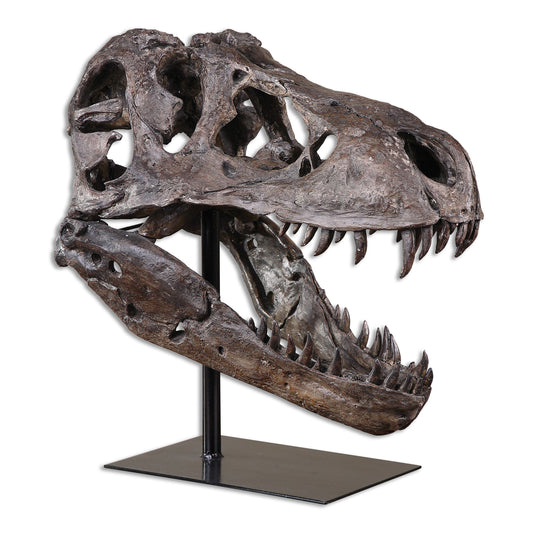 Tyrannosaurus - Sculpture - Dark Brown