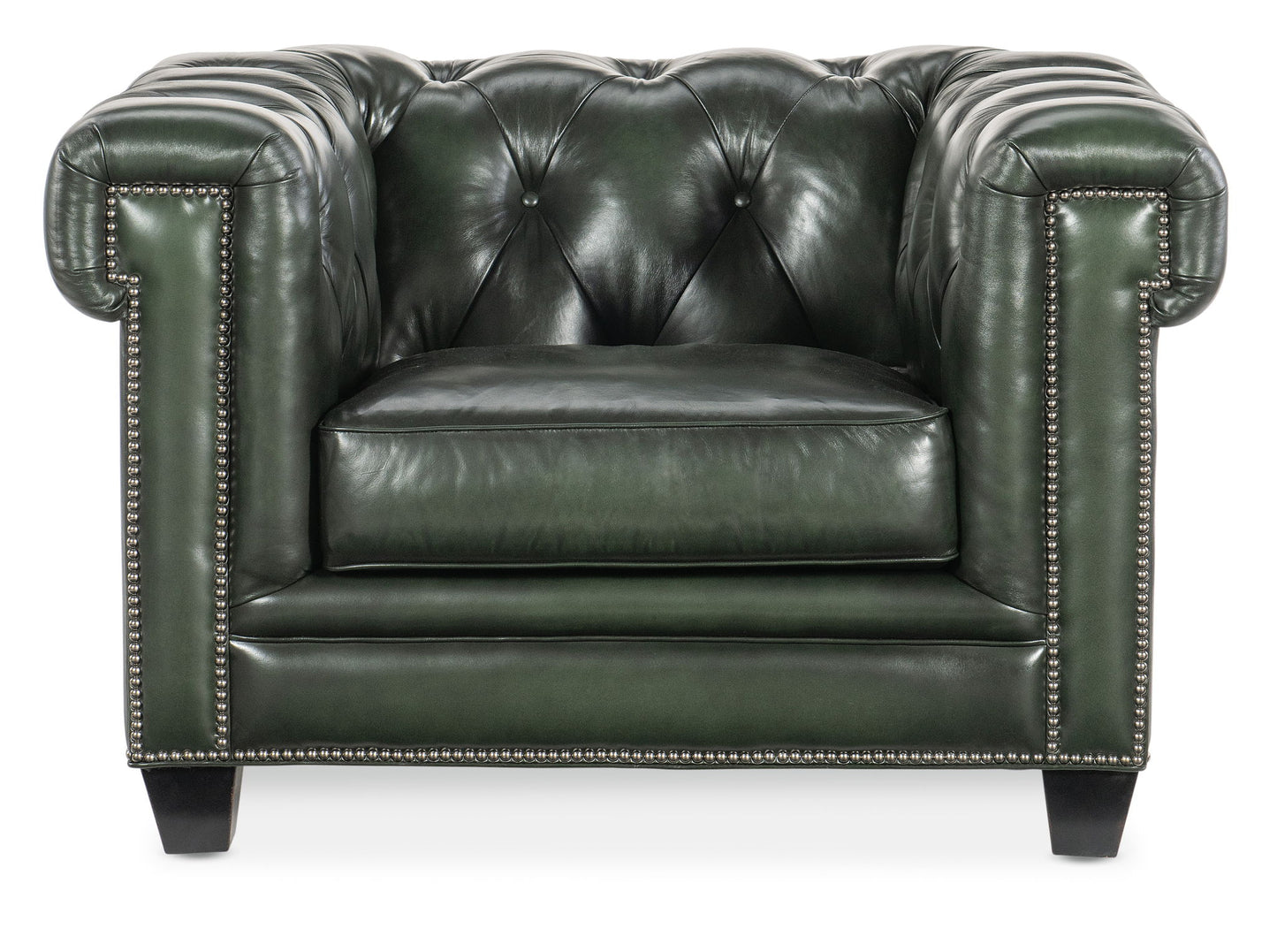 SS - Charleston Tufted Chair - Dark Green