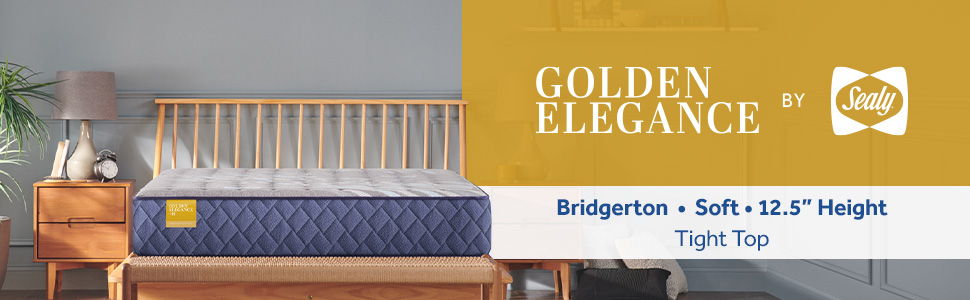 Golden Elegance - Bridgerton Soft Tight Top Mattress