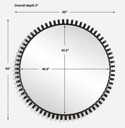 Corona - Modern Round Mirror