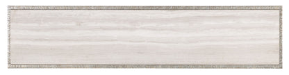 Melange - Sabre Console Table - Pearl Silver