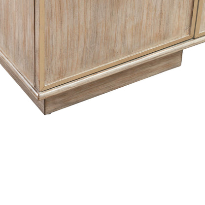 Terrace - 4 Door Accent Cabinet - Gray