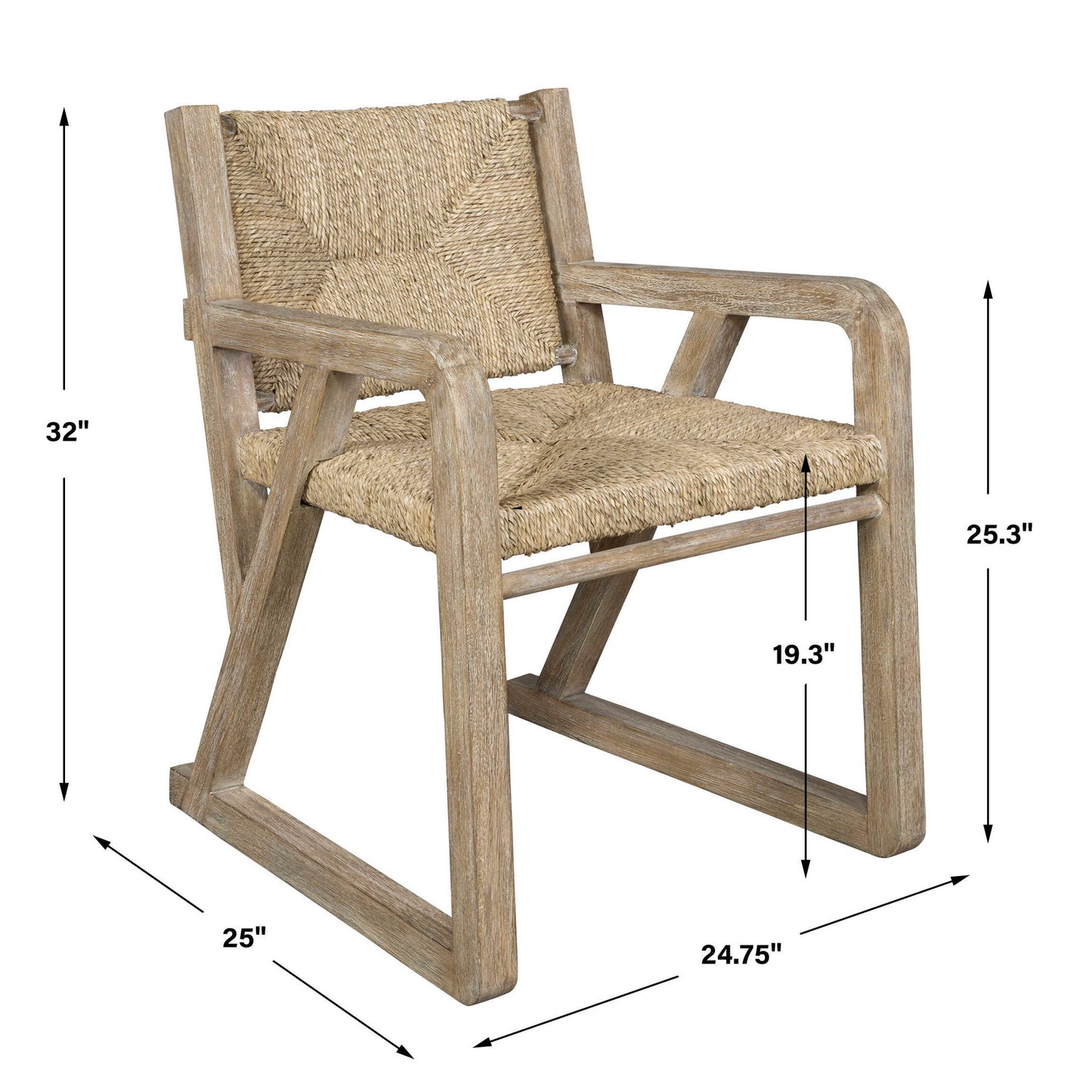 Chatham Seagrass - Dining Chair - Light Brown