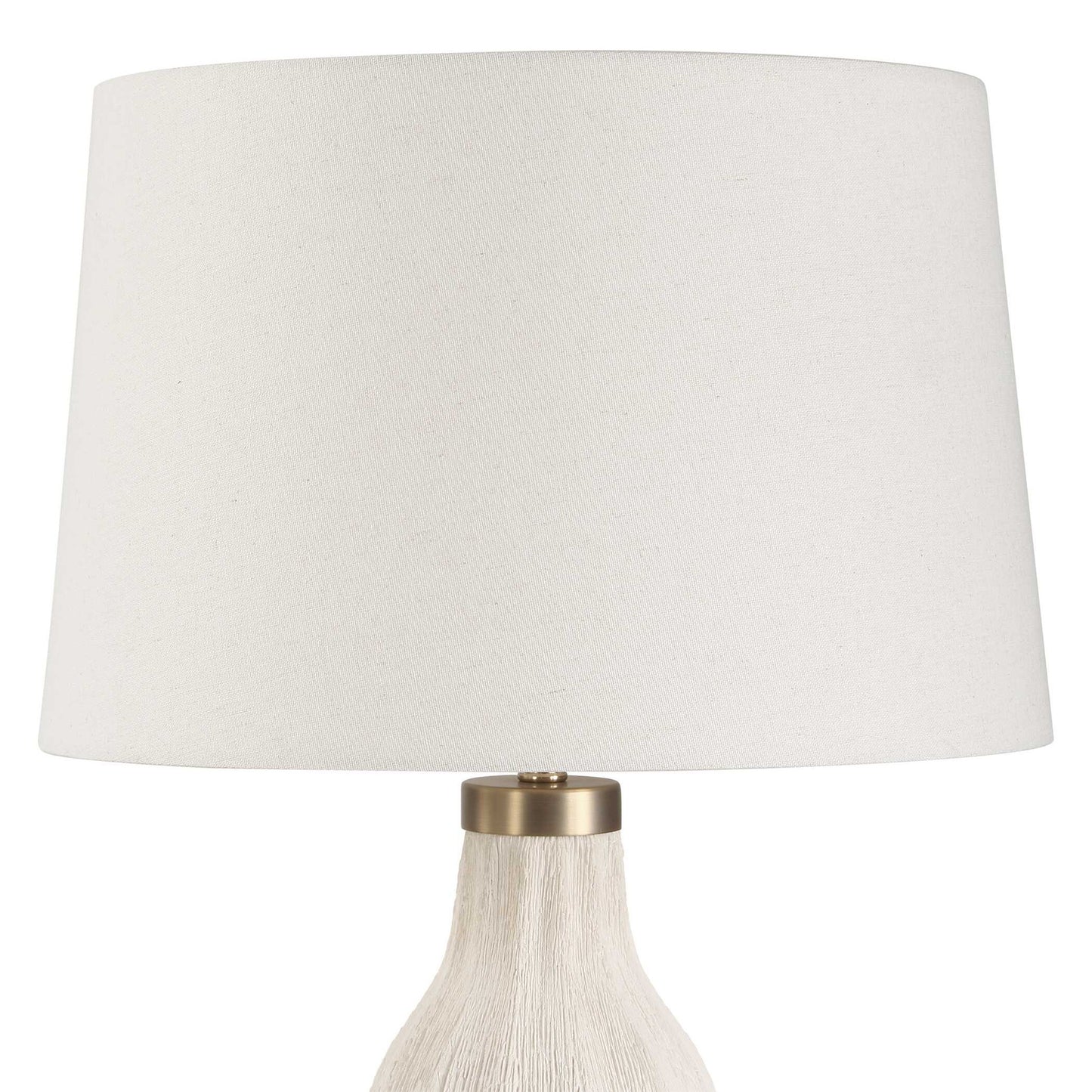 Maddox - Textured Table Lamp - Off White
