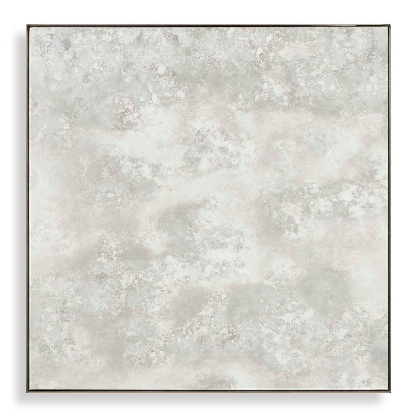 Fredric - Square Antique Mirror - Brass