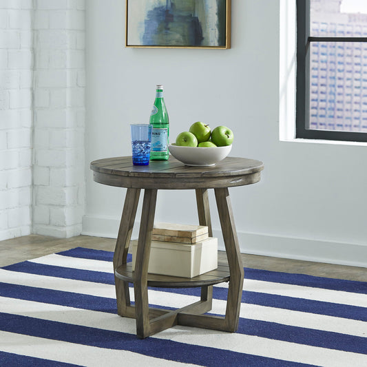 Hayden Way - End Table - Washed Gray