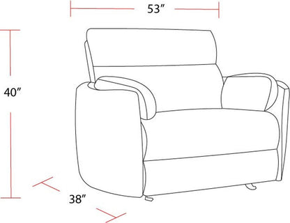 Radius Xl - Extra Wide Power Glider Recliner (Set of 2)