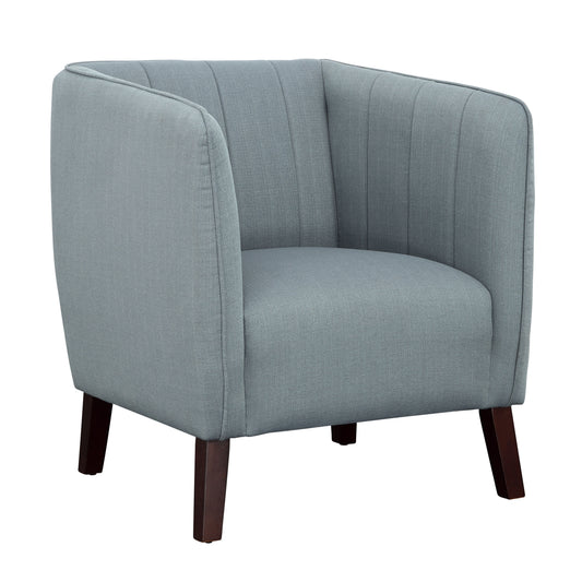 Studio - Accent Chair - Blue Green / Espresso