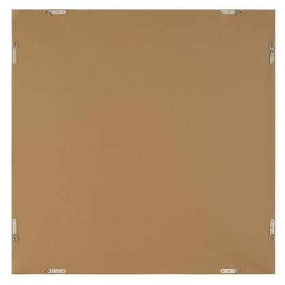 Landslide - Framed Abstract Print - Black / Brass / Gold / Gray / Orange / White / Yellow