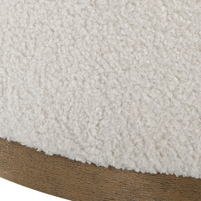 Swirl - Swivel Sheepskin Ottoman