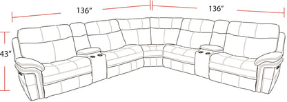 Mason - Modular Power Reclining Sectional