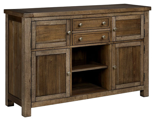 Moriville - Grayish Brown - Dining Room Server