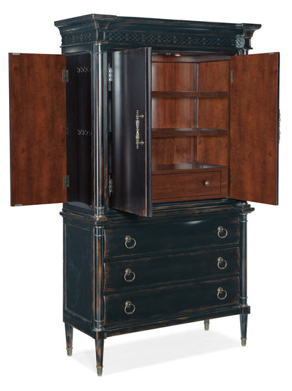 Charleston - Jewelry Armoire - Black