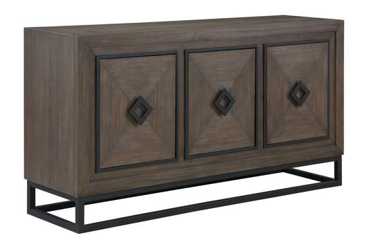 Folkstone - Three Door Credenza - Brown