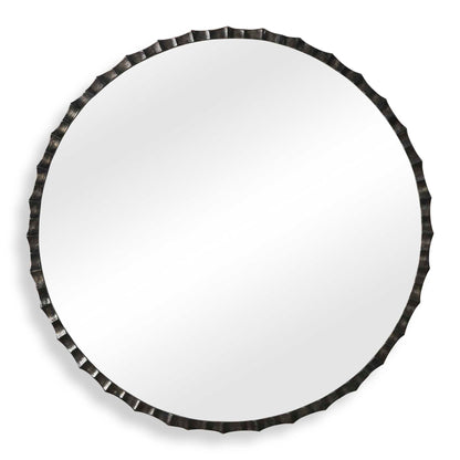 Grander - Round Mirror - Black / Gray