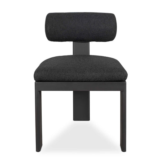 Bolster Back - Outdoor Dining Chair - Charcoal