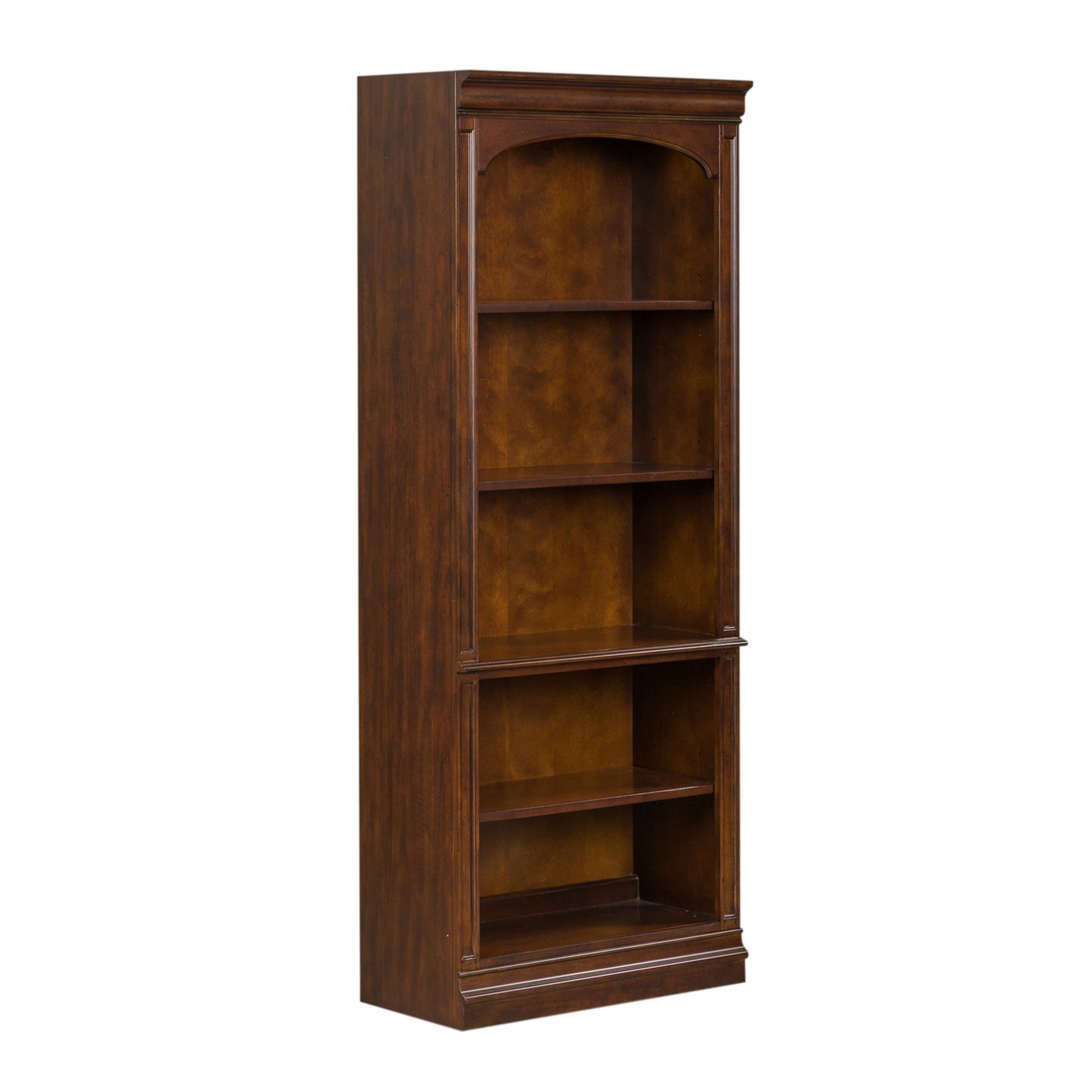 Brayton Manor - Jr Executive Open Bookcase - Dark Brown