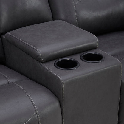 Caldwell - Power Console Loveseat