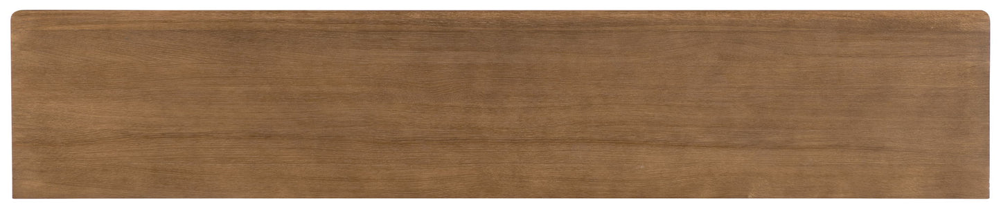 Commerce And Market - Savana Woven Front Credenza - Medium Wood