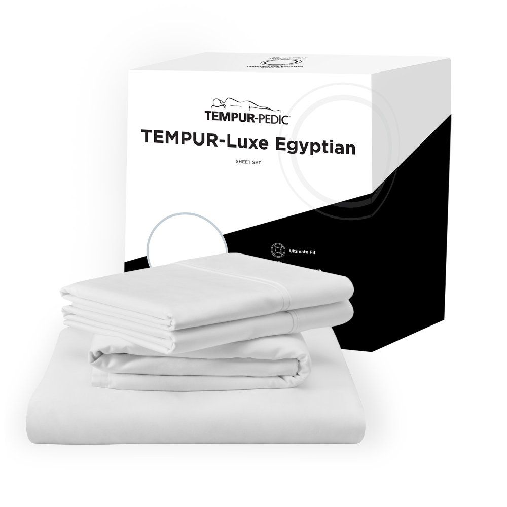 Linens - Tempur Luxe Egyptian Cotton Sheet Set - White