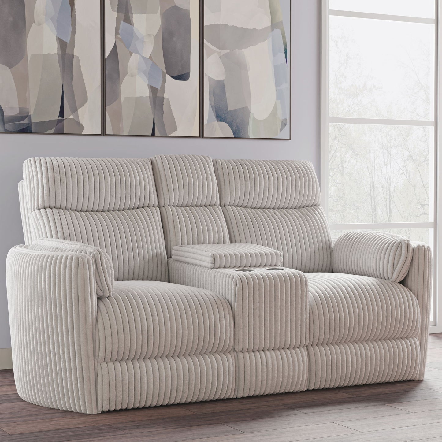 Radius - Power Glider Reclining Console Loveseat