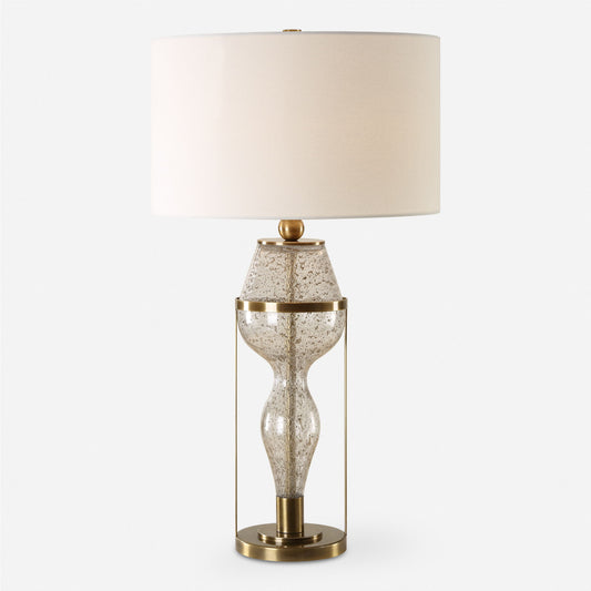 Out Of Time - Seeded Glass Table Lamp