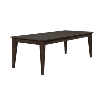 Midland Falls - Rectangular Leg Table - Dark Brown