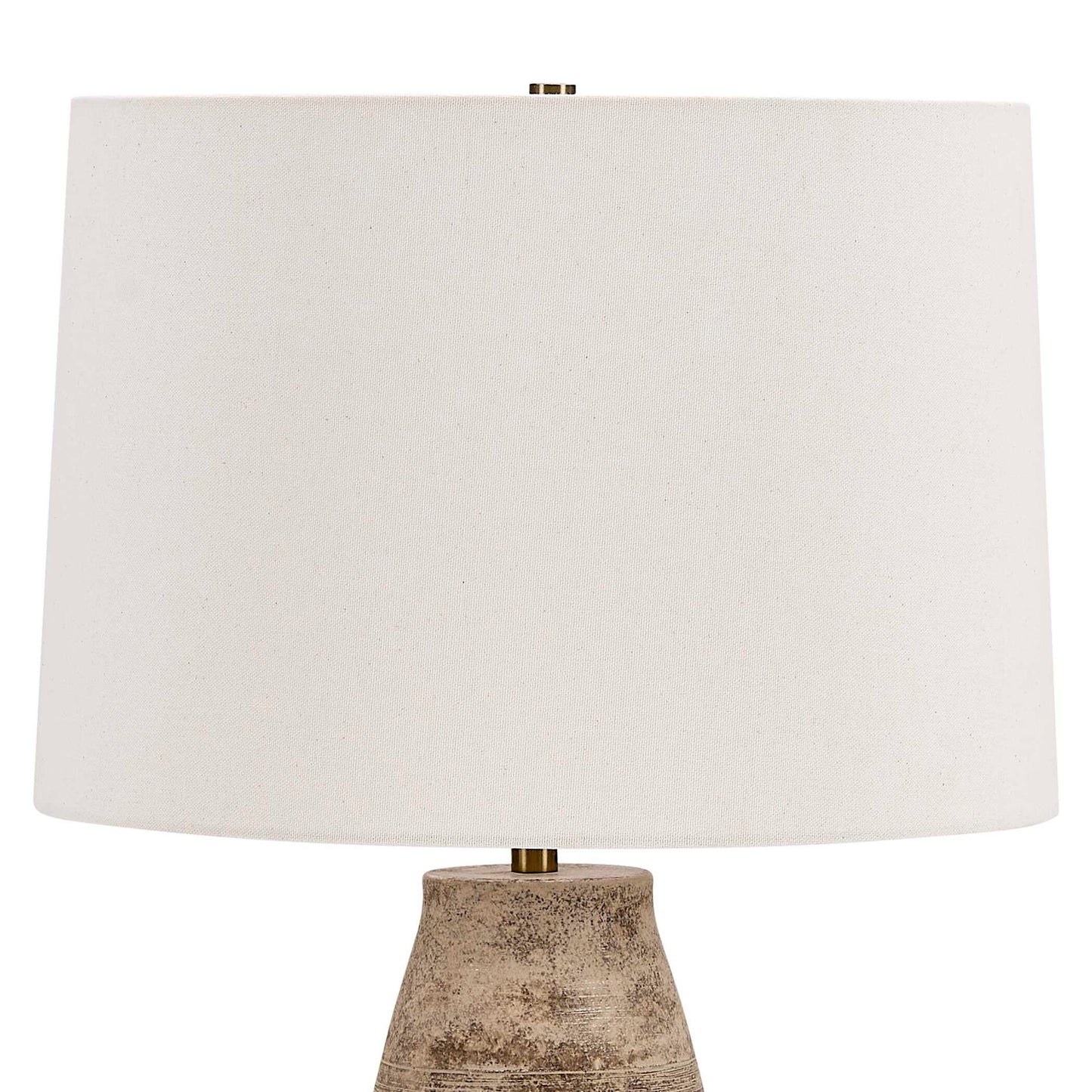 Dunford - Aged Table Lamp - Brown / Gray