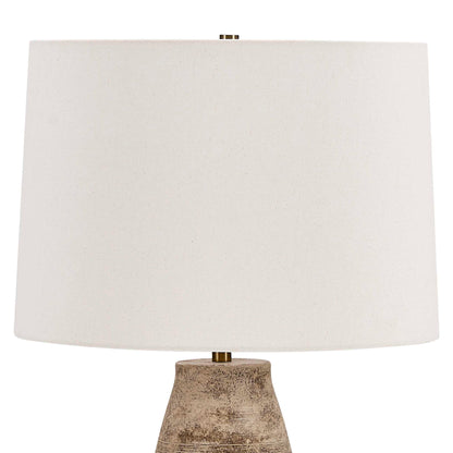 Dunford - Aged Table Lamp - Brown / Gray
