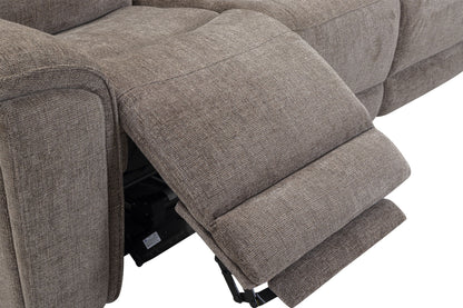 Colton - Power Zero Gravity Sofa With Drop Down Table And Immersive Audio P3 - Branson Tweed