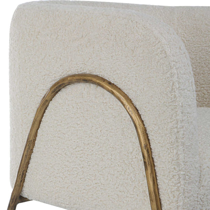 Jacobsen - Shearling Accent Chair - Off White