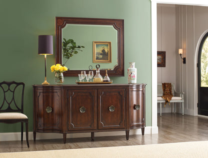 Charleston - Four-Door Buffet - Dark Brown