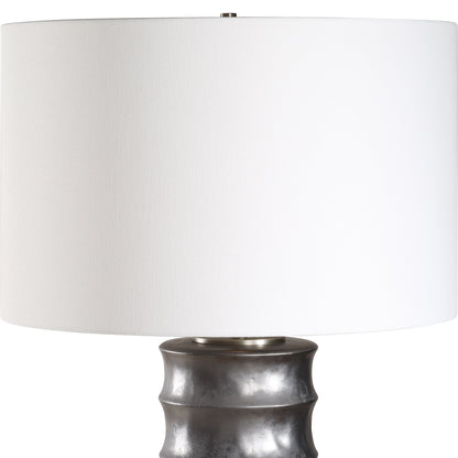 Corvair - Scalloped Table Lamp - Bronze