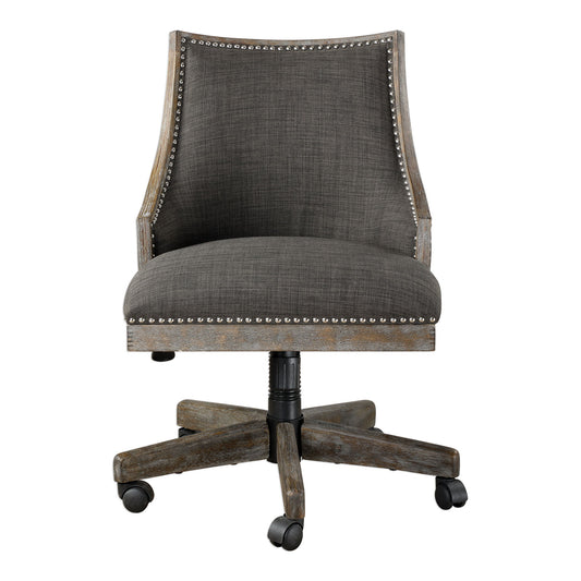 Aidrian - Desk Chair - Charcoal