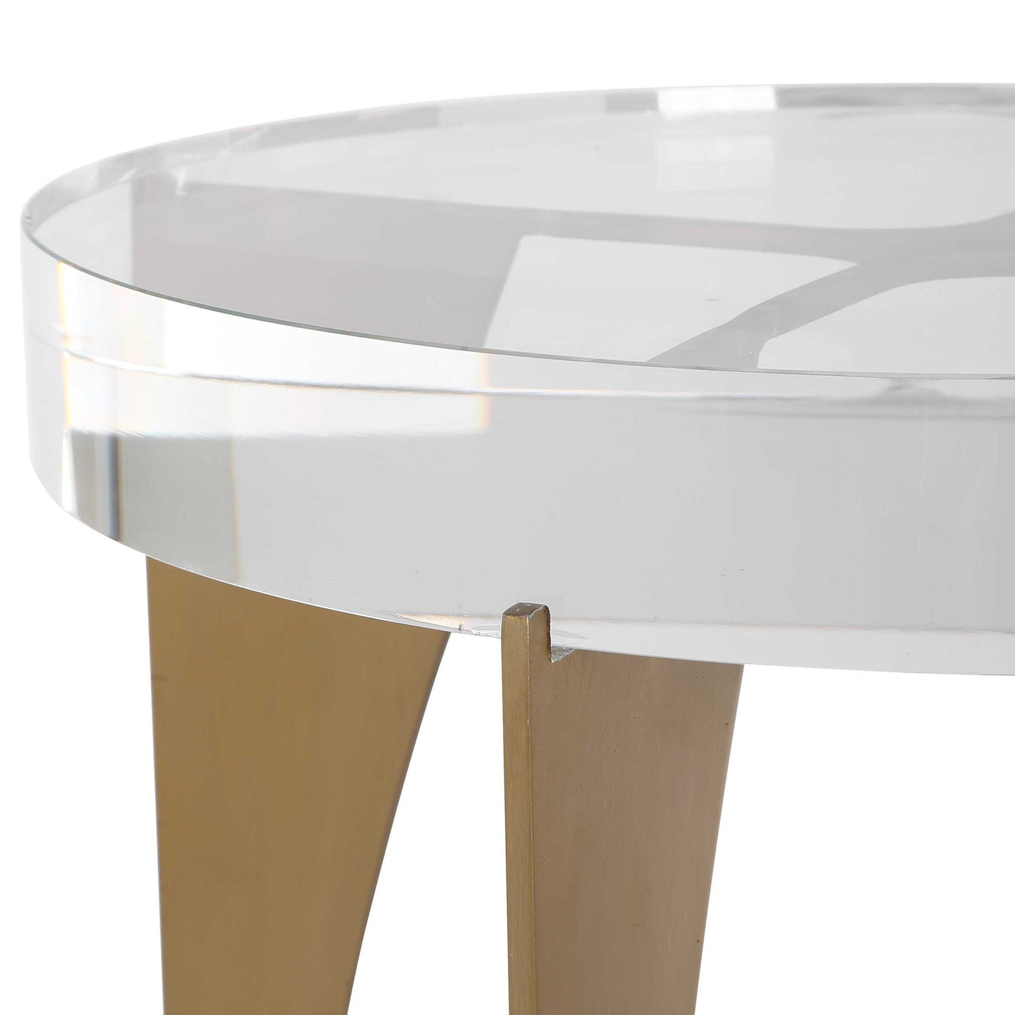 Kolkata - Accent Table - Brass