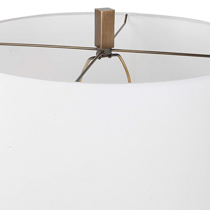 Link - Brushed Gold Floor Lamp
