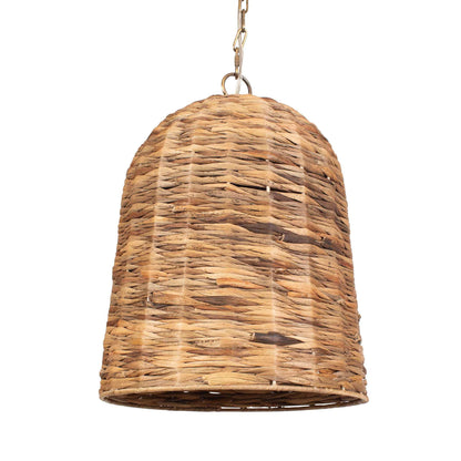 Rotorua - 1 Light Sea Grass Pendant - Light Brown