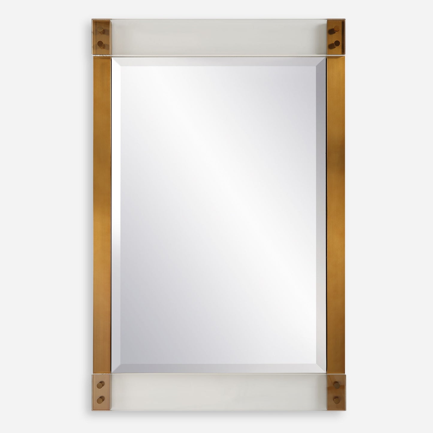 Nera - Plated Brass Mirror