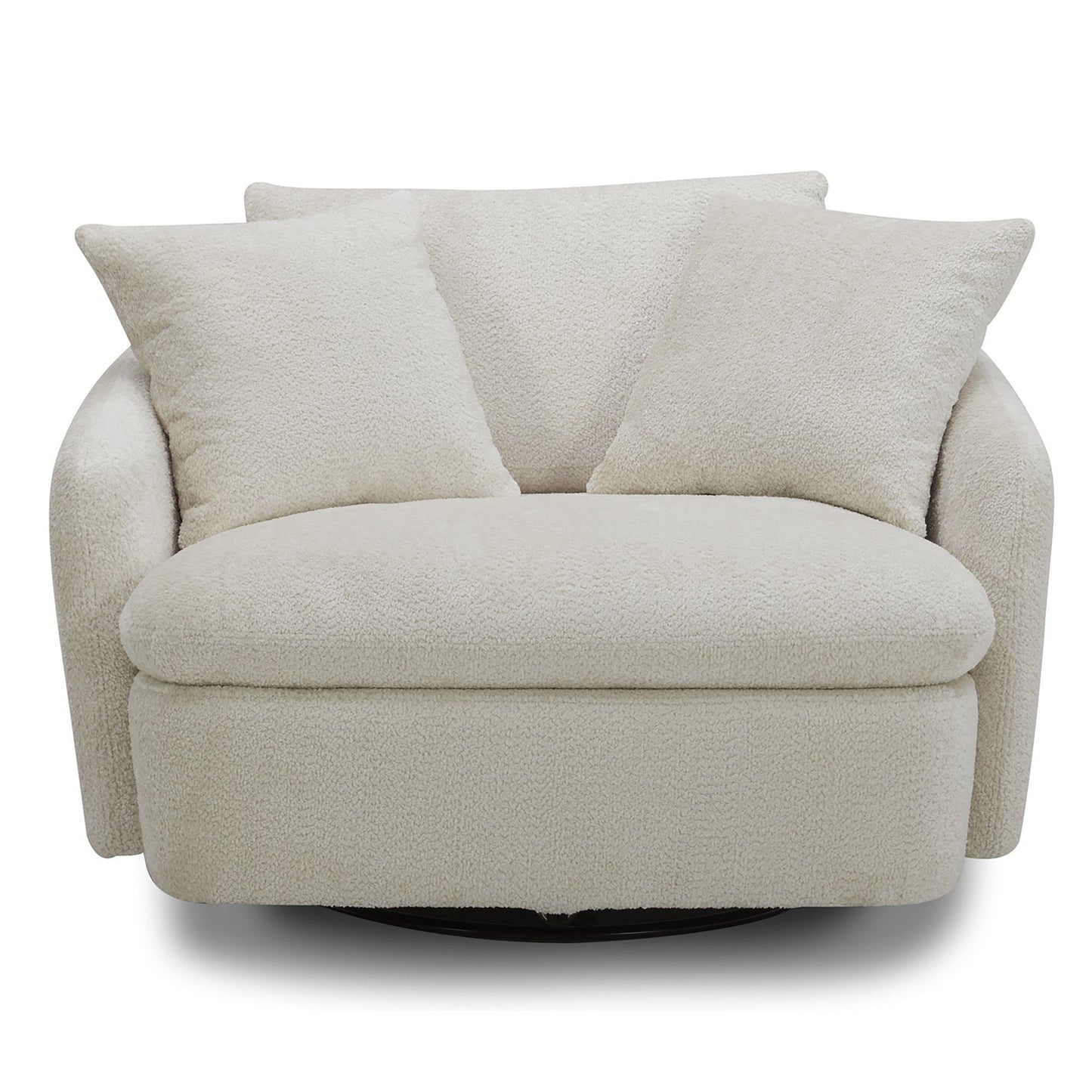 Boomer - Large Swivel Chair with 2 Pillows