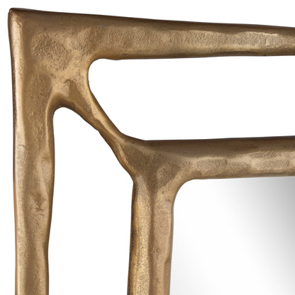 Felix - Rectangle Mirror - Brass