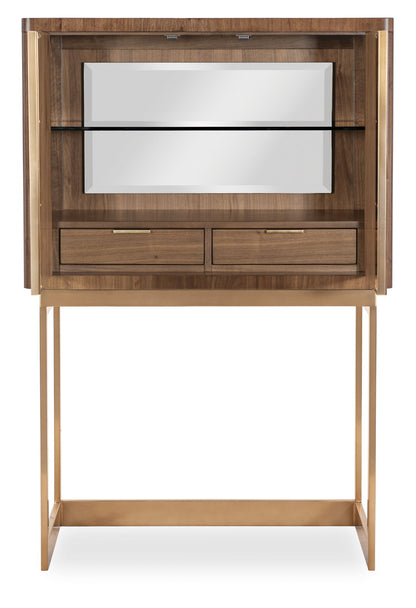 Eleana - Bar On Stand - Medium Wood